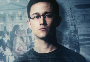 Above: Joseph Gordon-Levitt is Snowden