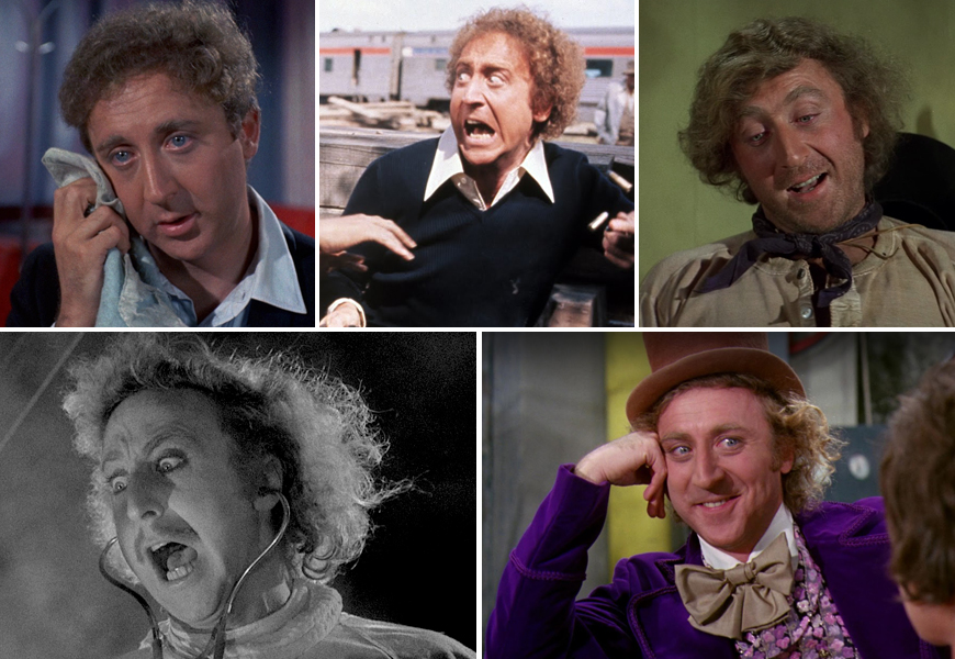 Above: 5 of Gene WIlder's most memorable movies