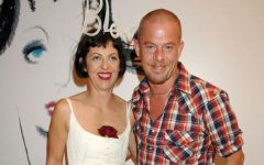 Above: Isabella Blow and Alexander McQueen in 2005