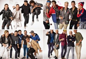 Above top (L-R): limited-edition Gap capsule collections from John Elliott, and Michael Bastian / Above bottom (L-R): Limited-edition Gap capsule collections from Steven Alan, and Saturdays NYC