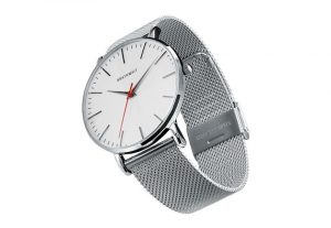 Above: Brathwait’s classic slim watch