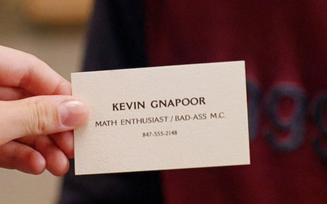 Kevin Gnapoor’s business card