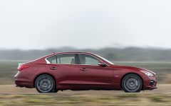 Above: The 2016 Infiniti Q50 Red Sport 400