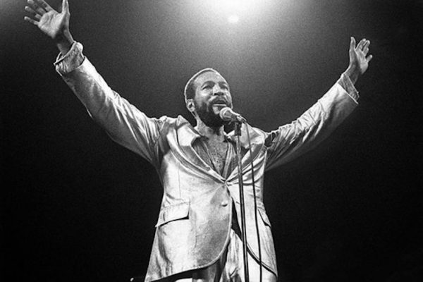 Above: Marvin Gaye performs live (1980)