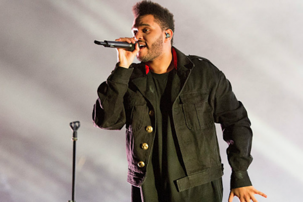 Above: The Weeknd will debut a new spring line with H&M