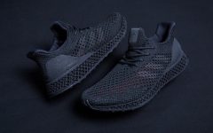 Above: The new Adidas trainers are also 3D printed