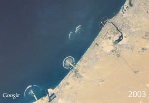 Above: Dubai acts as the features most striking example