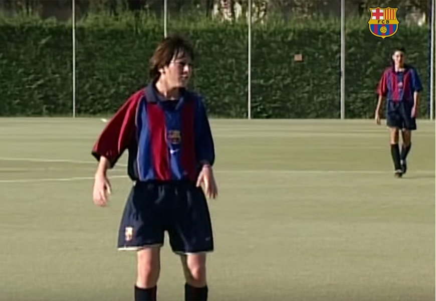 Above: Leo Messi stars in a new compilation video