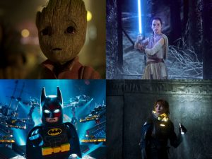 Above: Sequels, spin-offs, and prequels are set to hit theatres in 2017