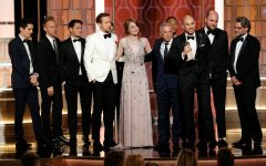 Above: Damien Chazelle's 'La La Land' breaks Golden Globes record with 7 wins