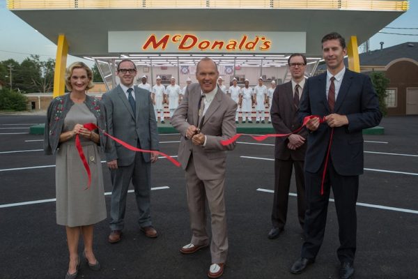 Above: 'The Founder' follows the rise of the global fast-food chain