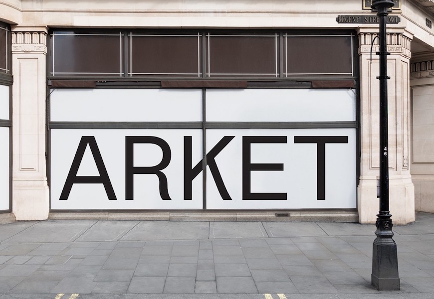 Above: Arket's first location will arrive in London, England