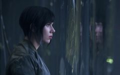 Above: Scarlett Johansson is Major in 'Ghost in the Shell'