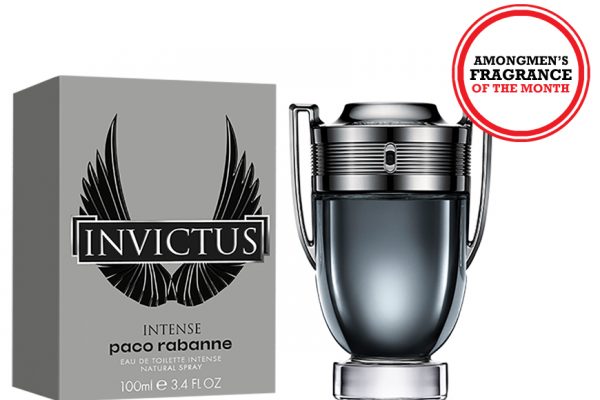 Above: This month? We try out the new Paco Rabanne Invictus Intense EDT