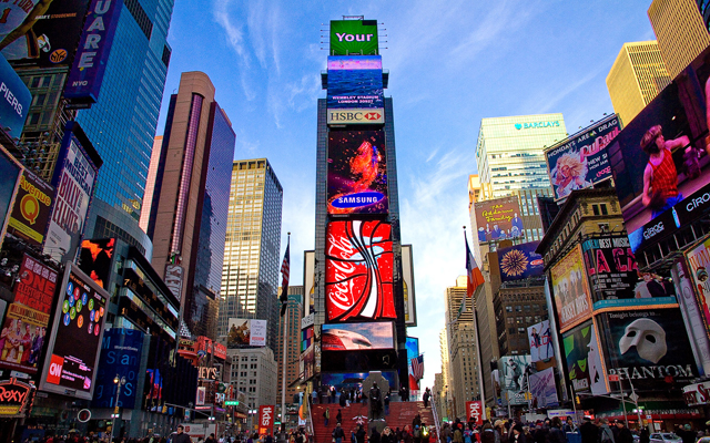 Most Instagrammed Tourist Attractions Around The World - Times Square