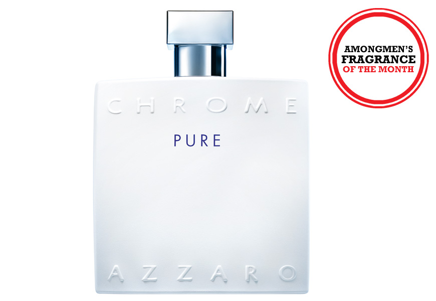 Above: This month? We try out the new Azzaro Chrome Pure EDT