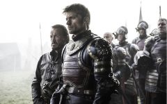 Above: Jaime Lannister confronts a foe