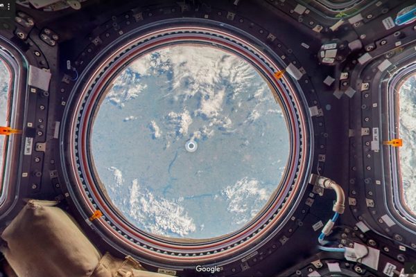 Above: See the world through the eyes of an astronaut via Google Maps