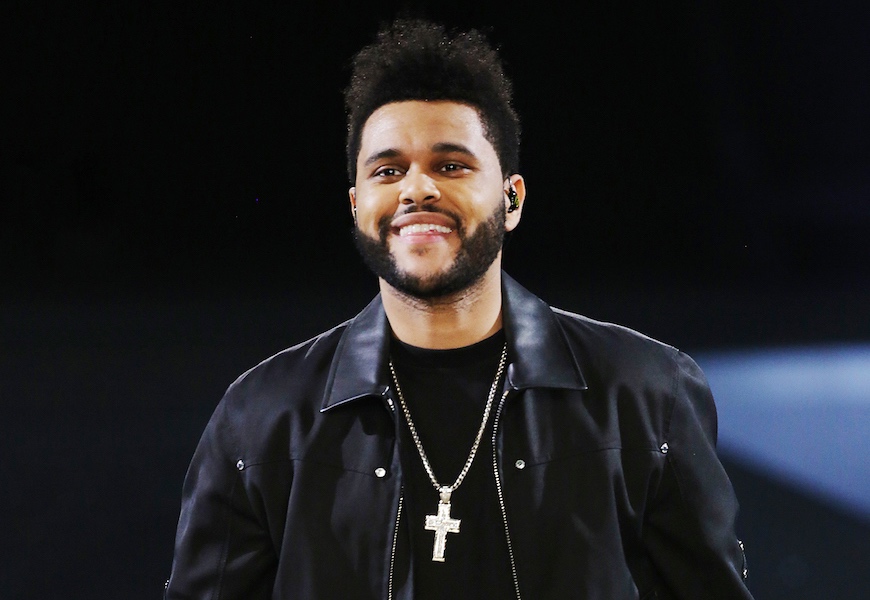 Above: The Weeknd will finally debut his long awaited 'Parallel' sneaker next month