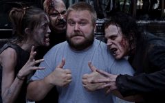 Above: 'The Walking Dead' creator and producer Robert Kirkman