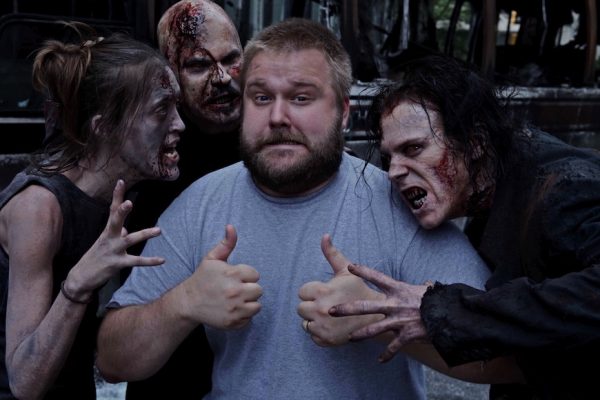 Above: 'The Walking Dead' creator and producer Robert Kirkman