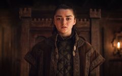 Above: Maisie Williams plays Arya Stark in 'Game of Thrones'