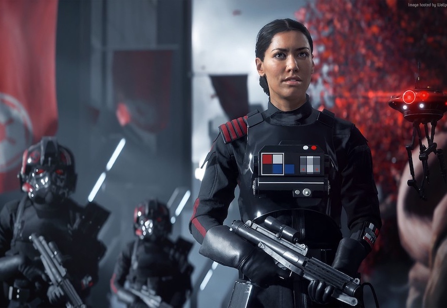 Above: Play as Iden Versio in the game's single-player campaign
