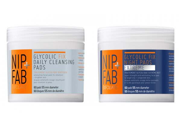 Above: Nip + Fab's Daily and Nightly Glycolic Cleansing Pads