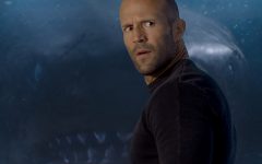 Above: Jonas Taylor (Jason Statham) encounters the mythic megalodon