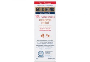 Above: Gold Bond's Ultimate 1% Hydrocortisone Eczema Relief Cream