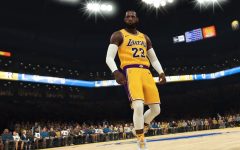 Above: Your first digital look at LeBron James in Lakers gear