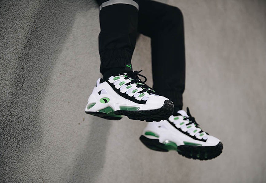 Above: The updated PUMA CELL Endura in its standard white and green colourway