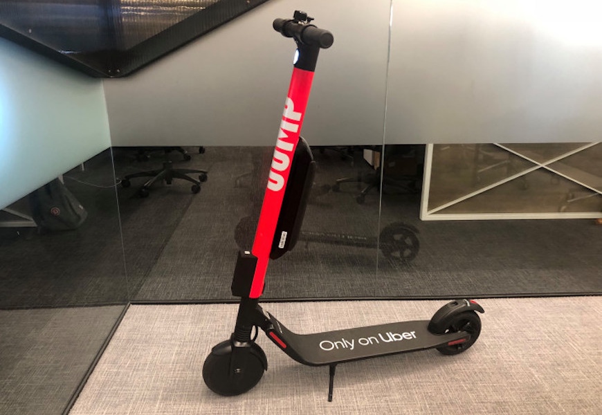 Above: The new JUMP electric scooter