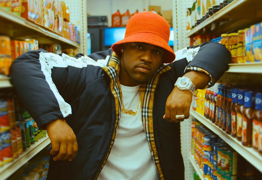 Above: A$AP Ferg shows off his new G-SHOCK piece