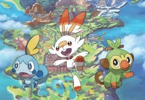 Above: Introducing the game's newest starter Pokémon