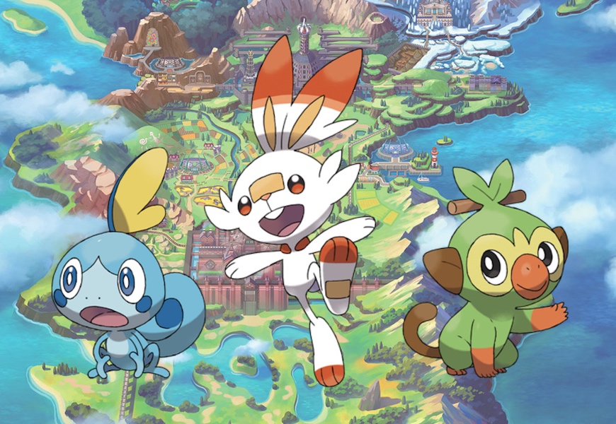 Above: Introducing the game's newest starter Pokémon