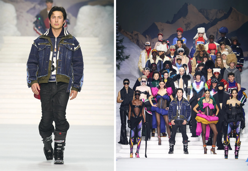 Heated Rivalry Star Hudson Williams Makes Runway Debut For DSquared2 Fall Winter 2026 show - 2