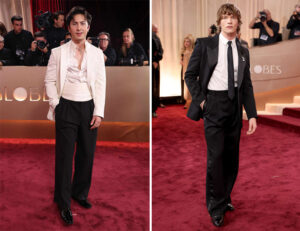 Here's What Heated Rivalry Stars Hudson Williams & Connor Storrie Wore To The 2026 Golden Globes - 2