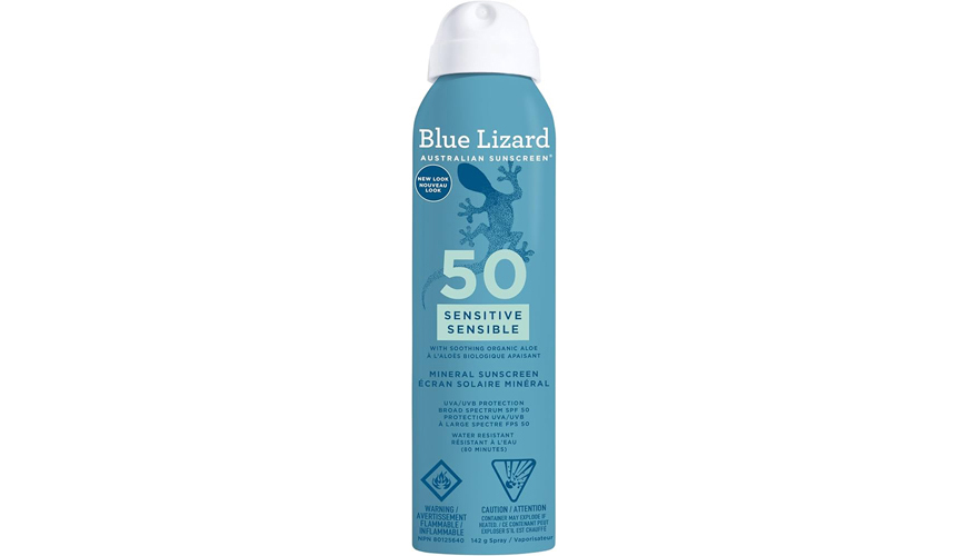 10 Count em Ways To Get Your Sunscreen On - Blue Lizard Mineral Sunscreen Spray SPF 50 for Sensitive Skin
